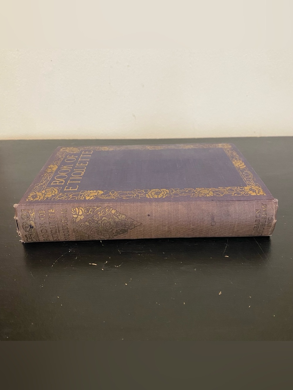 Antique Book of Etiquette Volume II by Lillian Eichler 1922 Hardcover Blue Gold - Picture 3 of 14